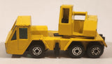 1976 Lesney Matchbox Superfast No. 49 Crane Truck Yellow Die Cast Toy Car Vehicle