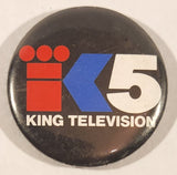 K5 King Television NBC Seattle 1 1/2" Round Button Pin