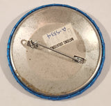 Salt Lake City Shiny Rainbow and Cloud 2 1/4" Round Button Pin