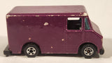 1990 Hot Wheels Color Racers II Letter Getter Maroon Mail Truck Die Cast Toy Delivery Vehicle (Copy)