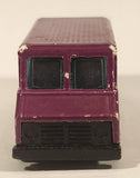 1990 Hot Wheels Color Racers II Letter Getter Maroon Mail Truck Die Cast Toy Delivery Vehicle (Copy)