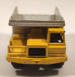 Majorette No. 274 Benne Carriere Quarry Super Dump Truck 1/100 Scale Yellow Grey Die Cast Toy Car Vehicle