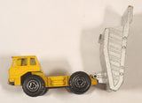 Majorette No. 274 Benne Carriere Quarry Super Dump Truck 1/100 Scale Yellow Grey Die Cast Toy Car Vehicle