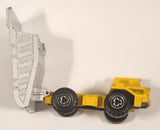 Majorette No. 274 Benne Carriere Quarry Super Dump Truck 1/100 Scale Yellow Grey Die Cast Toy Car Vehicle