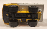Majorette No. 274 Benne Carriere Quarry Super Dump Truck 1/100 Scale Yellow Grey Die Cast Toy Car Vehicle