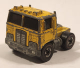 1974 Hot Wheels Redline Road Mountain Mining Road King Truck Yellow Die Cast Toy Car Vehicle