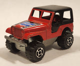 Majorette No. 290 & No. 244 Jeep CJ 4x4 Red 1/54 Scale Die Cast Toy Car Vehicle