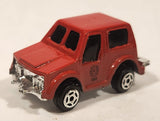 Vintage Buddy L "Metal Made" Mini Fire Dept. Red Die Cast Toy Car Vehicle