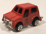 Vintage Buddy L "Metal Made" Mini Fire Dept. Red Die Cast Toy Car Vehicle