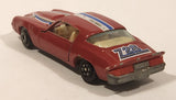 Yatming No. 1077 Chevy Camaro Z28 Red Die Cast Toy Car Vehicle with Opening Doors