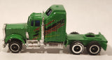 Containertruck Semi Tractor Truck Green Die Cast Toy Car Vehicle