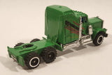 Containertruck Semi Tractor Truck Green Die Cast Toy Car Vehicle