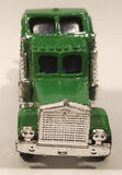 Containertruck Semi Tractor Truck Green Die Cast Toy Car Vehicle