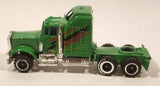 Containertruck Semi Tractor Truck Green Die Cast Toy Car Vehicle