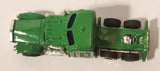 Containertruck Semi Tractor Truck Green Die Cast Toy Car Vehicle