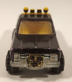 1990 Hot Wheels Power Plower Truck Painted Black Die Cast Toy Car Vehicle