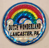 Dutch Wonderland Lancaster, Pennsylvania Rainbow and Clouds 2 1/4" Round Button Pin