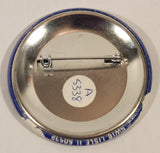 Lewis & Clark Cavern Montana Rainbow and Clouds 2 1/4" Round Button Pin