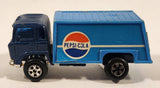 Vintage Yatming Style Ford Pepsi-Cola Soda Pop Beverages Blue Delivery Truck Die Cast Toy Car Vehicle Made in Hong Kong