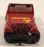 Vintage ERTL Style No. 8405 or 3405 Jeep Wrangler Red Die Cast Toy Car Vehicle
