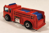 1982 Hot Wheels Fire Eater Red Fire Truck Die Cast Toy Car Vehicle - BW - Blue Lights