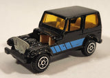 Yatming No. 1603 Jeep CJ-7 Hardtop Black Die Cast Toy Car Vehicle
