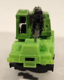 Yatming Style Crane Truck Green Die Cast Toy Car Vehicle