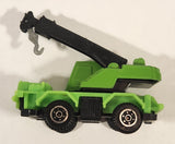 Yatming Style Crane Truck Green Die Cast Toy Car Vehicle