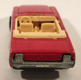1991 Hot Wheels 1965 Ford Mustang Convertible Dark Red WW Die Cast Toy Car Vehicle - Opening Hood