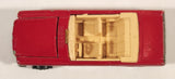 1991 Hot Wheels 1965 Ford Mustang Convertible Dark Red WW Die Cast Toy Car Vehicle - Opening Hood