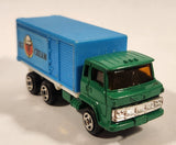 Vintage Yatming Style Hino Semi Delivery Truck Ice Cream Green and Blue Die Cast Toy Car Vehicle - Hong Kong
