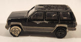 Majorette No. 224 Jeep Cherokee Black 1/60 Scale Die Cast Toy Car Vehicle with Opening Hatch