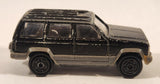 Majorette No. 224 Jeep Cherokee Black 1/60 Scale Die Cast Toy Car Vehicle with Opening Hatch