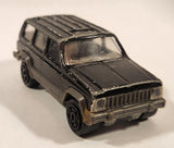 Majorette No. 224 Jeep Cherokee Black 1/60 Scale Die Cast Toy Car Vehicle with Opening Hatch