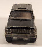 Majorette No. 224 Jeep Cherokee Black 1/60 Scale Die Cast Toy Car Vehicle with Opening Hatch