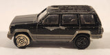 Majorette No. 224 Jeep Cherokee Black 1/60 Scale Die Cast Toy Car Vehicle with Opening Hatch