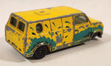 Vintage 1981 Universal Studios Yatming No. 1501 Ford Econoline E-150 Van Yellow with Green Graphics Die Cast Toy Car Vehicle