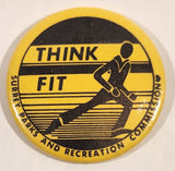 Surrey Parks And Recreation Commission Think Fit 2 1/4" Round Button Pin