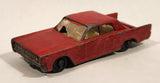 Vintage 1970s Lesney Matchbox Series No. 31 Lincoln Continental Painted Red Die Cast Toy Car Vehicle