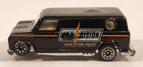 Rare Vintage Soma Super Wheel Bedford Van Pop Sision Van For Rent Black Die Cast Toy Car Vehicle