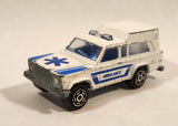 Vintage Majorette No. 269 Ambulance White 1/64 Scale Die Cast Toy Car Vehicle
