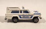 Vintage Majorette No. 269 Ambulance White 1/64 Scale Die Cast Toy Car Vehicle
