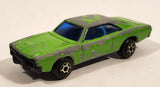 Unknown Brand 1988 Dodge Charger Green Die Cast Toy Car Vehicle