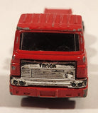 1988 Hartoy Truck Red Die Cast Toy Car Vehicle