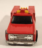 1986 Hot Wheels Workhorses Rescue Ranger Red Fire Truck Die Cast Toy Car Vehicle - Yellow lights