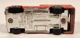 1986 Hot Wheels Workhorses Rescue Ranger Red Fire Truck Die Cast Toy Car Vehicle - Yellow lights