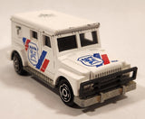 Vintage Majorette No. 204 Bank Security White 1/57 Scale Die Cast Toy Car Vehicle
