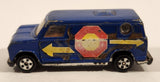 Vintage Soma Van Blue Die Cast Toy Car Vehicle