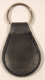 Vintage NHL Montreal Canadiens Ice Hockey Team Logo Black Leather Fob Keyring