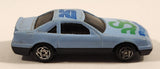 Unknown Brand Sky Blue Sports Car #25 Die Cast Toy Car Vehicle Made in China